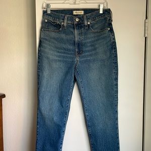 Madewell perfect vintage Jean size 28, Kepler wash. Worn twice. Originally $128